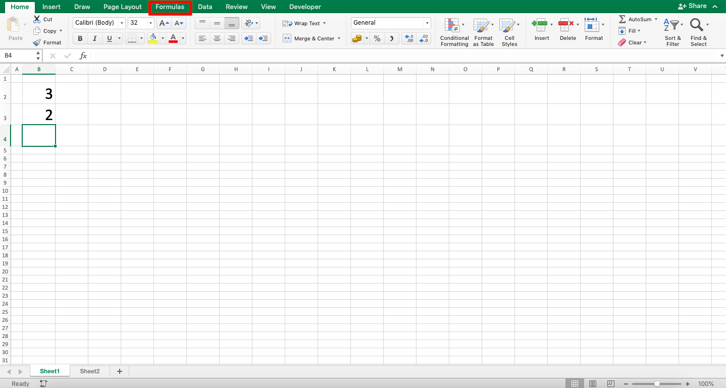 How to Write Excel Formula - Screenshot of Step 3-2