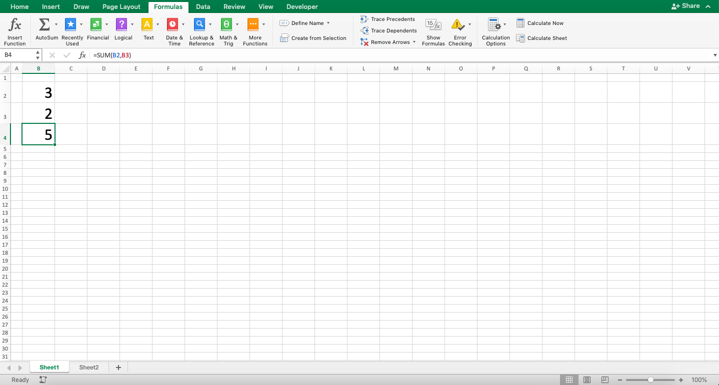 How to Write Excel Formula - Screenshot of Step 3-7