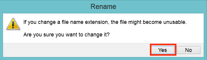 XLS File Extension: Definition, Functions, and How to Use It - Screenshot of Step 6, Convert the XLS File Extension By Changing the File Extension Directly