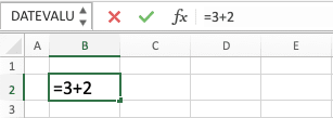 How to Count Data in Excel: Formulas and Functions - Screenshot of the Manual Calculation Formula Writing Example